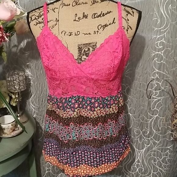 JOSIE Natori Laced Top Size M - Picture 2 of 7